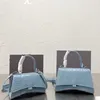 Sacchetti di moda specchio da donna borsetta di alta qualità borse di design di lusso di lusso bianco ricamo in pelle bianca multicolore a spalla singola a grande capacità borsetta