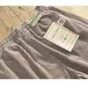 Summer Men s Cotton Corduroy Casual Shorts Khaki Multi pocket Lace Retro Workwear GA T102 220621