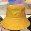 Designer-Eimer-Hut für Herren und Damen, angepasste Hüte, Sun Prevent-Mütze, Beanie, Baseballkappe, Snapbacks, klassische Outdoor-Mütze mit umgekehrtem Dreiecksabzeichen