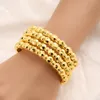 Bangle Gold/Silver Plated Dubai Jewelry Etiopian Armband Arab för kvinnor Brud Gift/Mother Giftbangle INTE22
