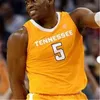 SJ98 Tennessee Volontaires Basketball Jersey Couturé Custom Train Numéro 1 Lamonte Turner 2 Grant Williams 5 Amiral Schofield 23 Bowden