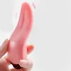 여성용 Clitoral 및 G-spot 진동기 혀 핥는 섹스 토이 10 속도 질 마사지 음핵 자극기 성인 제품