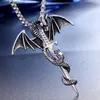 Pendant Necklaces Vintage Pterodactyl Sacred Sword Shape Men's Necklace Fashion Dragon Chain Neogoth Accessories Jewelry On NeckPendant