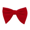 Бабочки Sitonjwly Velvet Big Bowties для женщин мужской жених свадебный галстук худой граватас Слим черные аксессуары Cravat Custom Logobow Emel22