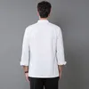 Chemises décontractées pour hommes Vêtements de chef uniforme Femme Restaurant cuisine cuisine chef manteau serveur vestes de travail professionnelle tenue