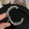 Nuovi artigli per capelli con strass perlati Clip per coda di cavallo alta per ragazza Clip fissa per artiglio a forcina Accessori per capelli senso avanzato Copricapo