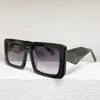 OCCHIALI SYMBOLE ACETATE SUNGLASSES SPR23YS 대조 색상의 대용 용량 기하학적 사원 전통적인 삼각형 로고 원본 상자