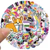 100PCS Mixed Skateboard Stickers color Love is Love For Car Baby Scrapbooking Pencil Case Diary Phone Laptop Planner Decoration Book Album Kids Toys DIY Decals