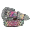 Soultres en strass de concepteur Vintage Skull Punk Belts pour hommes Hip Hop Rivets Rivets Girdle Luxurys Designers Belts Cintura Ceintures9568847