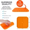 Pet Feeding Mat With Scraper Slower Feeder Pad For Cat Dog Licky Licking Mat Puppy Bathing Distraction Pads Silicone Dispenser