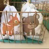 Anpassad alla tecknade skogsskogsdjur barn födelsedagsskola fest gynnar presentpåsarbaby dusch dop presentpåsar väskor 220704
