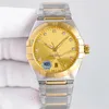 Montre de luxe women Watches 39mm 8800 automatic mechanical movement 18K gold gilt sun pattern dial diamond watch luxury watchs Wristwatches