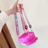 Pop Bubble Fidget Toy Cute Cartoon Silicone Girl Backpack Children Storage Bags Rainbow Tiedye School Bag Toy