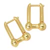 2022 NIEUW ONTWIKKELIJKE HOOPE -OORBRANGS VOOR DRAAG LADY CHARKS STUM Designer Earring 18K Gold Golde luxe retro Indiase Koreaanse Indiase mode Luxueuze sieraden