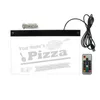 Restaurante Italian Pizza LED Display Board Nome personalizado Decoração de iluminação Arte Arte Personalizada Pizzeria Neon Wall Sign 220615