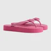 Emblematische ontwerpen slipper vrouwen chevron thong sandaal schoenen dame strand slip op slides luxe designer slippers sandaal 35-42