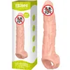 Sex toy s masager Penis Cock Massager Toy Pleasing Wolf Teeth Cover Size Steel Gun Jade Stem Men's Lengthened Bold Crystal Fun Adult Products A969