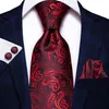 Paisley Vinho Vermelho 100 Mens de seda gravata gravata 8,5 cm de laços para homens qualidade de casamento comercial Gravatas