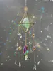 장식용 물체 인형 인형 태양 포수/ 크리스탈 선 카처/ 교수형 자수정 Aurora Gemstone 프리즘/ 무지개 메이커/ Boho Decor Christmasd