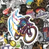 50 adesivi per graffiti per mountain bike fuoristrada all'aperto bagagli per trolley per moto custodia a mano adesivi fai da te impermeabili6751540