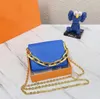 Top quality POCHETTE COUSSIN Chain Mini Crossbody Bag Embossed Sheep Skin Ladies Purse Women Classic designer Handbag Clutch Bags Wallet Card Pockets