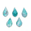 Pendentif Colliers Naturel Apatite À Facettes Forme De Goutte D'eau Synthétique Pour La Fabrication De Bijoux Collier À Faire Soi-Même Bracelet Boucles D'oreilles Taille20x38mmPendentif Aller