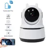 Câmera de segurança sem fio interior 1080p WiFi IP Home Sistema de Vigilância com Humano Tracking Câmera de Bebê de Dois Unidos