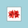 20st Nyaste Solid 5 tum Grosgrain Ribbon Bows Tillbehör med Clip Boutique Bow Hårpins Hair Ornaments HD722 Drop Leverans 2021 Baby Ki