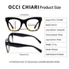 Occhiali da sole Chiar Octi di lettura di grandi dimensioni Donne Fashion Big Frame Cat Eye Presbyopia Eyewear Lettore d'icigine 1Sunglassici 239Y