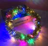 Led Rave Toy LED-Krone, leuchtende Stirnbänder, leuchtender Kranz, leuchtender Braut-Kopfschmuck, Hochzeits-Kopfschmuck für Weihnachten, Halloween, Party