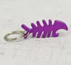 200pcs Fish Bottle Opener, Fish-Bone Bottle-Openers Keychain, Customized Animal Shape Bottle-Opener Keychains Wholesale SN3737