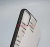 Custodia per telefono personalizzata TPU PC Blank 2D sublimazione trasferimento di calore in plastica dura con inserti in alluminio per iPhone 14 13 11 12 XS MAX Samsung S10 NOTE 9