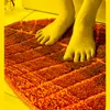 Carpets Banana Leaf Carpet Entrance Door Mats Flock Bath Mat Non-slip Absorbent Bathroom Rugs Bedside MatCarpets