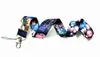 Cep Telefonu Kayışları Takılar 10 PCS REM Karikatür Zinciri Boyun Kayışı Anahtarları Mobil Kirki Kimlik Rozeti Halat Halat Anime Anahtar Keychain Partisi Erkek Kız için İyi Hediyeler #81