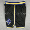 2022 75th Diamond Stitched Basketball Shorts Top Qualität Weiß Schwarz Lila Blau Gelb Grün Sport Shorts Herren Größe S-XXL