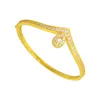 Bangle Lover Armband för kvinnor flickor lyxigt modetillbehör med diamantkristall brud bröllop smycken manschetter armband raym22