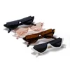 Zonnebril Hele Mode Half Frame Eenvoudige Cat Eye Mannen Vrouwen Shades UV400 Vintage Bril UV400Zonnebrillen4101116