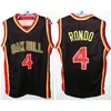 Nikivip Rajon Rondo # 4 Maillot de basket-ball rétro Oak Hill High School pour hommes Cousu Numéro personnalisé Nom Maillots