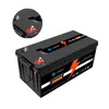 24V 100AH ​​LIFEPO4 Lithium -batterij met spanningsweergave BMS, geschikt voor boten, golfkarretjes, vorkheftrucks, zonne -energie en campervans