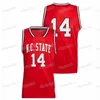 CeoMitNess NC State Wolfpack 2022 College Basketball Reverse Retro Jersey NCAA Alex Nunnally Dereon Seabron Ernest Ross Terquavion Smith Jericole