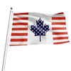 3x5 USA American Canada Canadian Friendship Flag 90*150 cm Grommets Premium