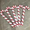 Natale Candy Stampella Palloncino Pvc Stampelle gonfiabili Palloncino Babbo Natale Bastone da passeggio Palloncini Decorazione festa di Natale BH7154 TYJ