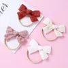 Accessoires pour cheveux Bébé Arcs Bandeau Filles Haar Accessoires Coton Enfants Princesse Bandeaux Infantile Bandeaux Nylon Fiocco Nascita Dla Dzieci SoftH