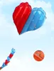 750cm Super Big Kite Creative Soft Love Heart Kite Good Kites Flying Single Line With 100m Lines Christmas Outdoor Sport Funny Toys