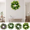 Decorative Flowers & Wreaths Artificial Flower Garland Rattan Small Eucalyptus Wreath Decoration Props Pography Ring Door Wedding A0e7Decora