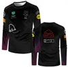 F1 Racing T-Shirt Long Sleeived T-Shirt New Team Logo Round Reck Neck Jersey مع نفس التخصيص