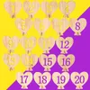 Decorazione per feste 1-20 1- 20 Numeri da tavolo Numero vintage Anniversario Ristorante Legno Matrimonio NumeroFesta
