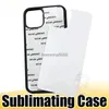 DHL 2D Sublimation Hard Plastic DIY Designer Phone Case PC Sublimating Blank Back Cover for iP 12 11 XS MAX Samsung Note20 FY3003 AAsxa10