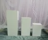 Party Decoration Metal Square Cylinder Column Display Stand Pillar Road Blommor Vase Cake Crafts Dessert Display Holder Wedding Grand Event 0426