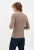 Męskie Slim Fit Half Turtleeck Zippered Pullover TMNAW20KZ1034 220817